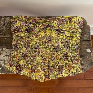 Free People Crop Strapless Top